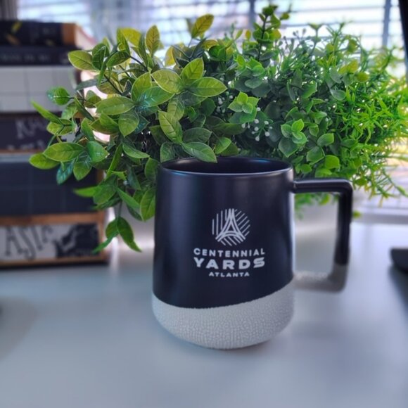 Centennial Yards Atlanta Ceramic Mug | Black Matte Textured Mug | 17 oz | NWOT - Picture 3 of 5